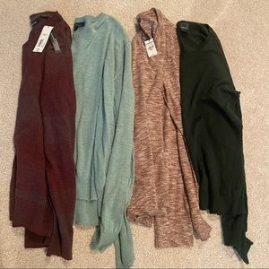 NWT lot of men’s long sleeve sweater Express H&M